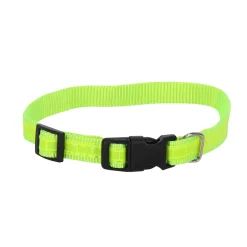 Halsband fluo geel 15mm 25-40cm FP