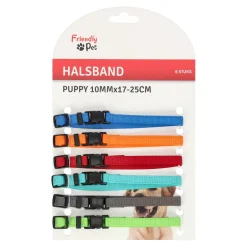 Halsband puppy 10mmx17-25cm 6st