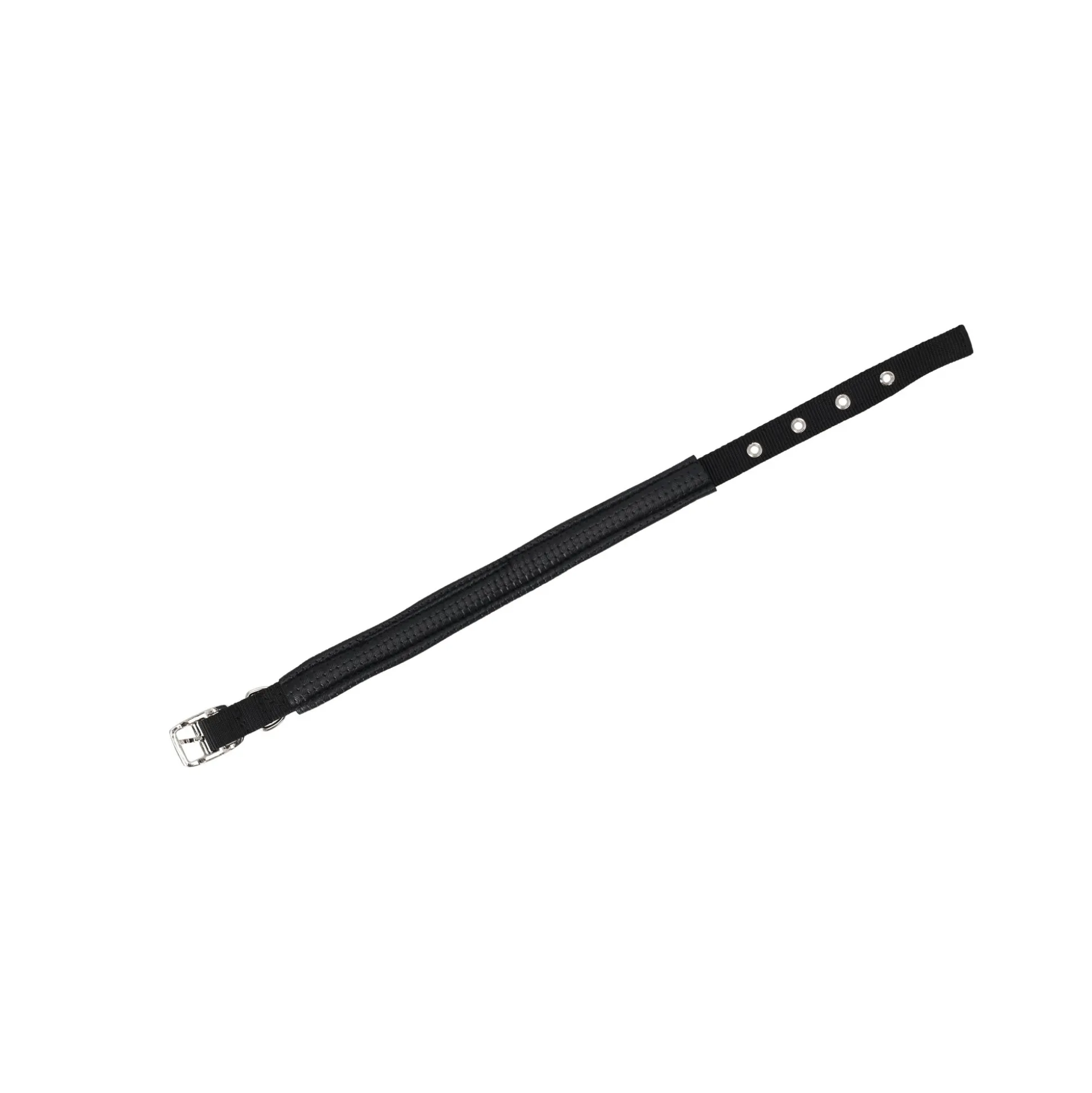 Halsband soft zwart 15mmx39cm FP