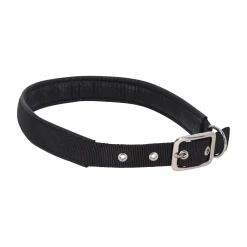 Halsband soft zwart 15mmx39cm FP