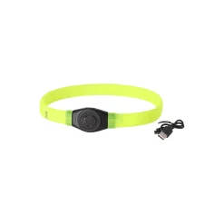 Halsband visio LED jumbo 7mm geel