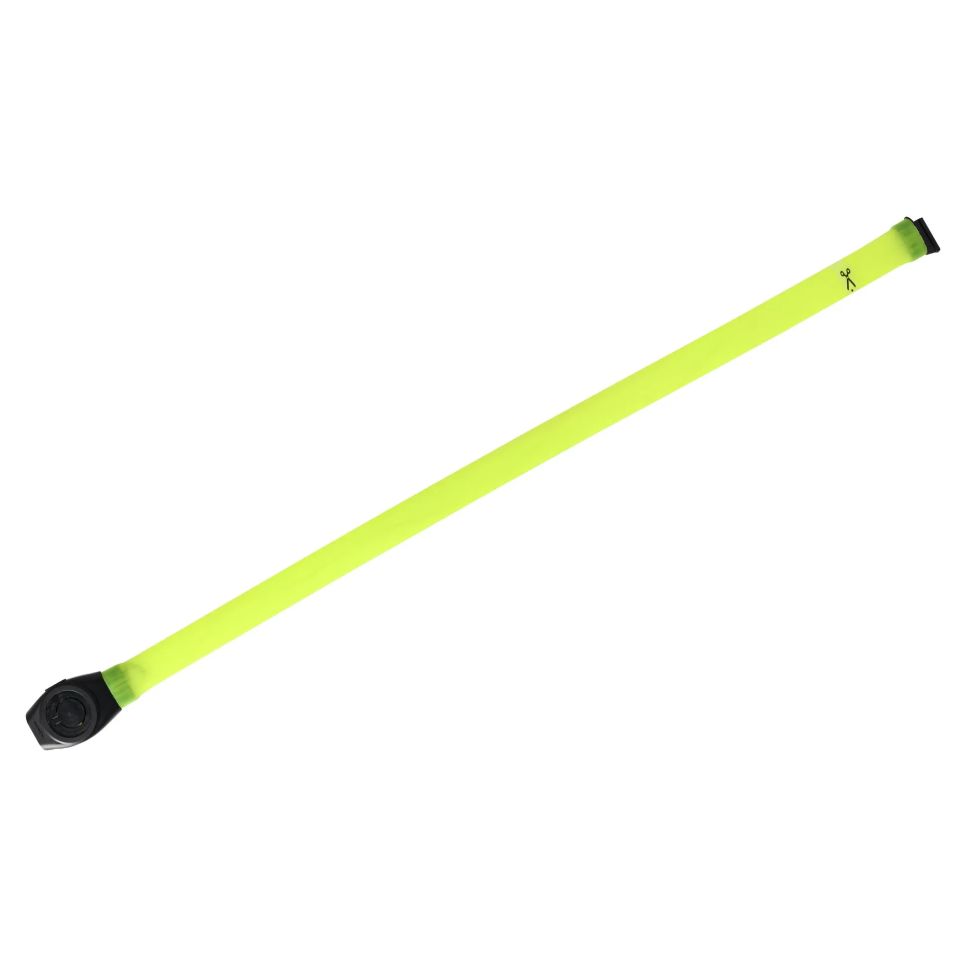 Halsband visio LED jumbo 7mm geel