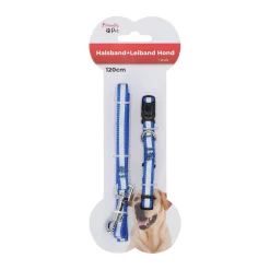 Halsband+leiband hond 1x120cm