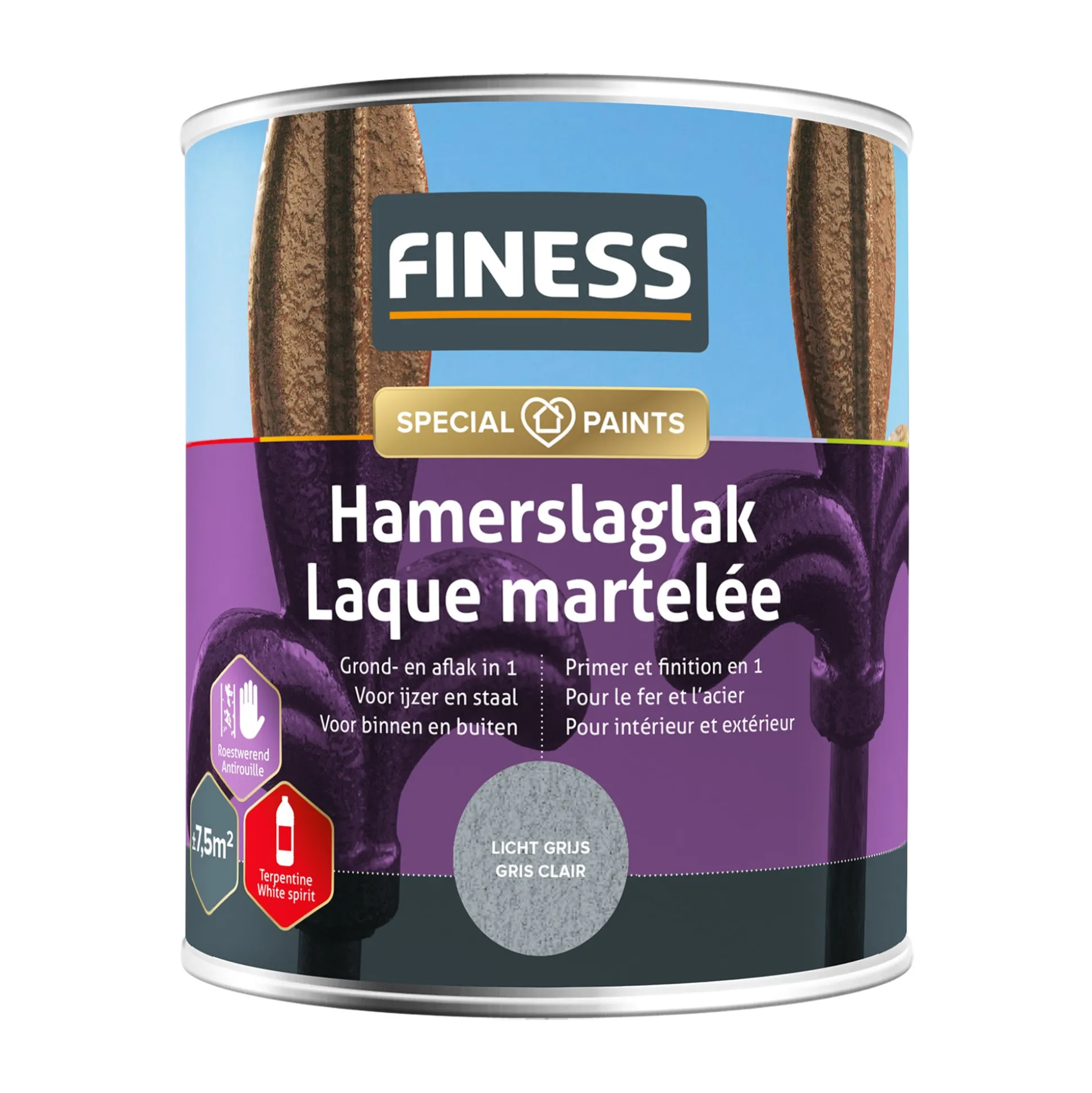 Hamerslag l.grijs 1486 750ml Finess