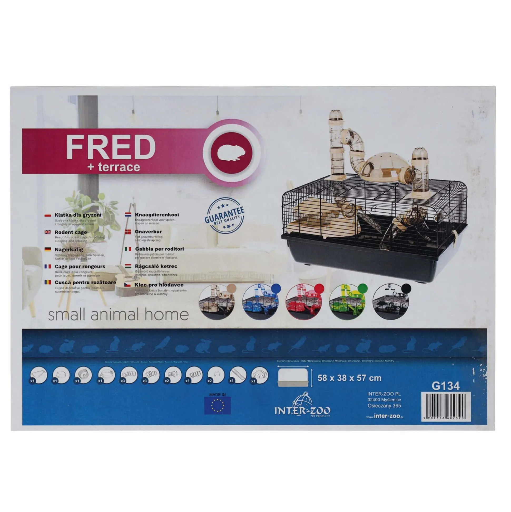 Hamsterkooi Fred