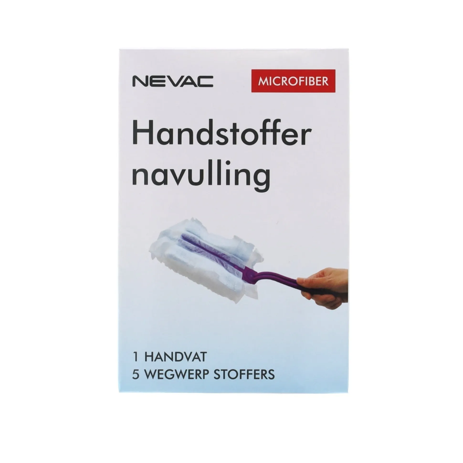 Handstoffer met doekjes Nevac
