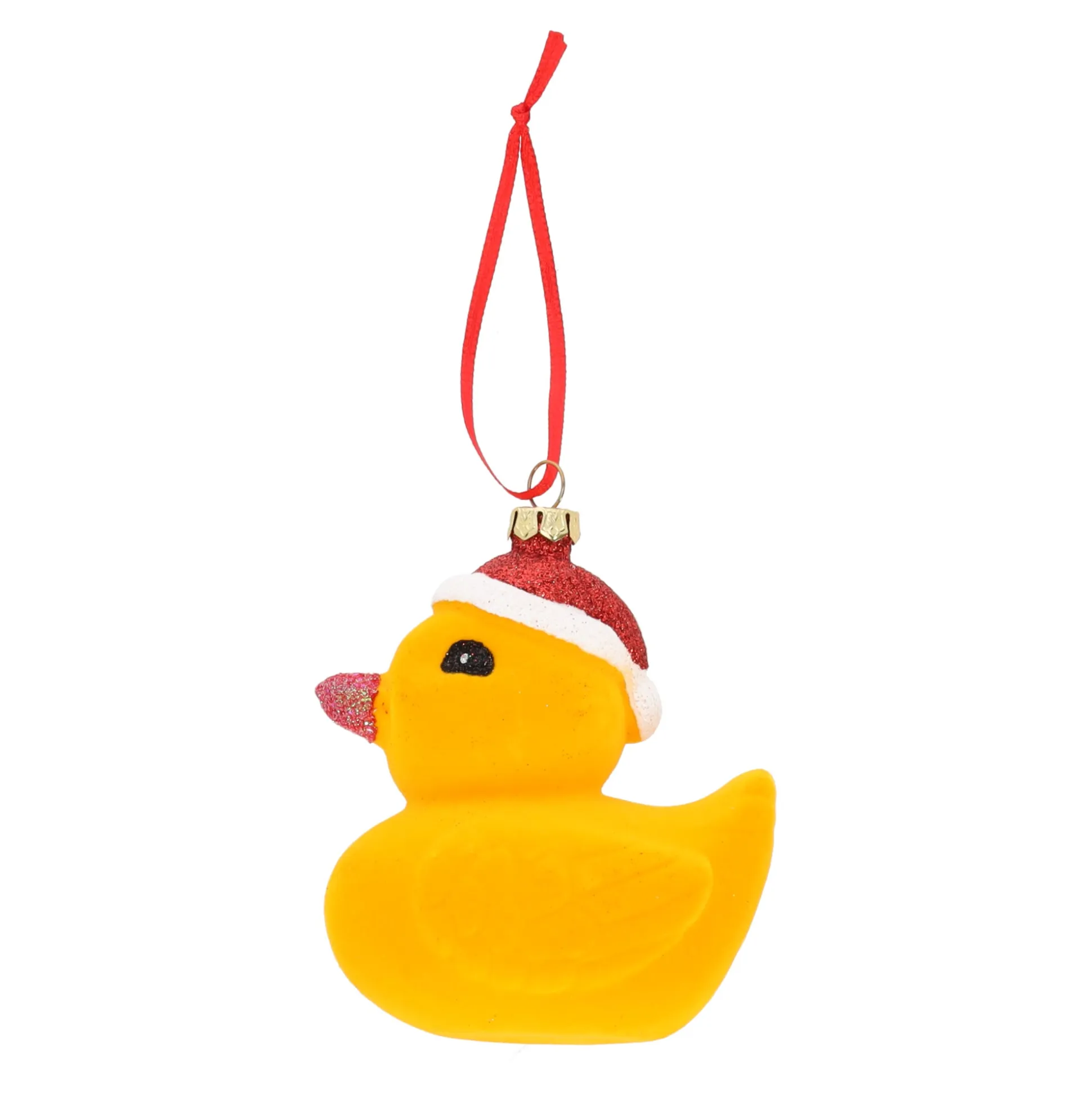 Hanger badeend soft 9 cm