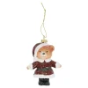 Hanger beer kerst 10 cm