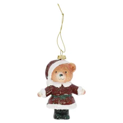 Hanger beer kerst 10 cm