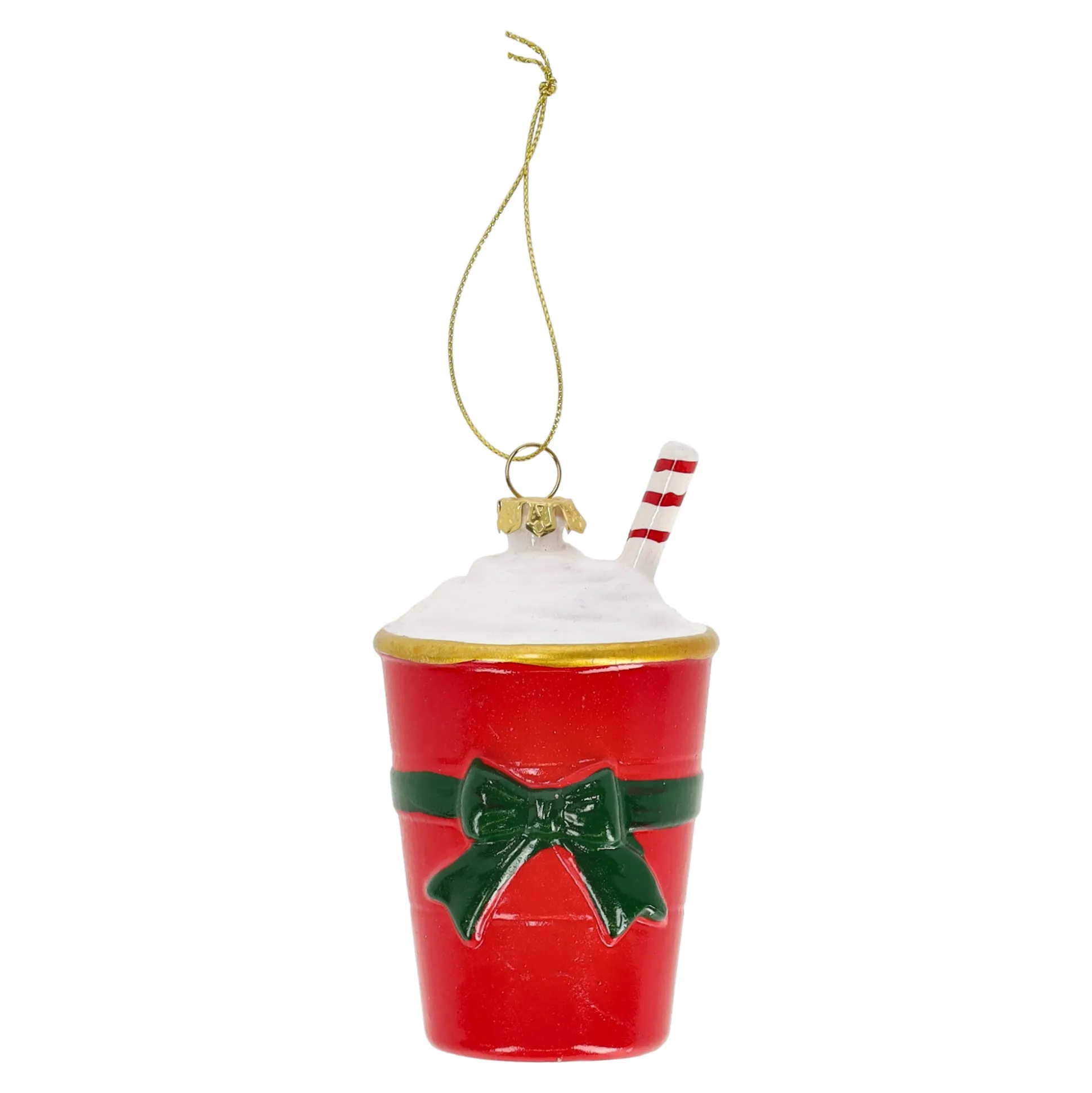 Hanger beker rood 6 x 11 cm