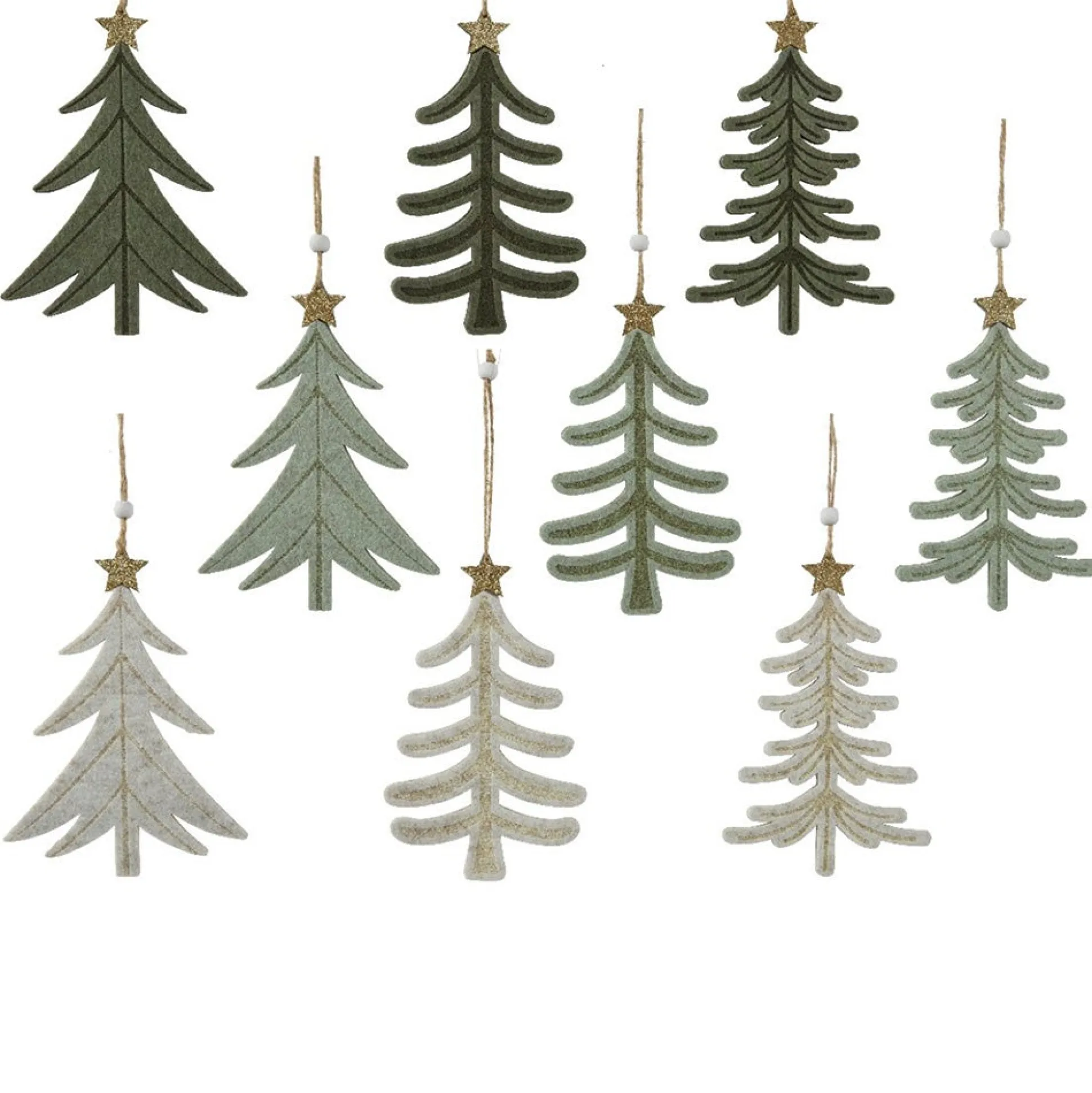 Hanger boom vilt groen 18 cm