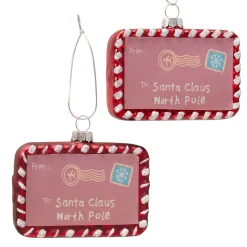 Hanger brief Santa 9x6cm