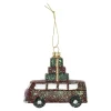 Hanger bus rood groen 11 x 11 cm