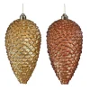 Hanger dennenappel bruin goud 24 cm
