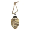 Hanger ei glas 6x4cm goud