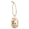 Hanger ei hout 8cm goud