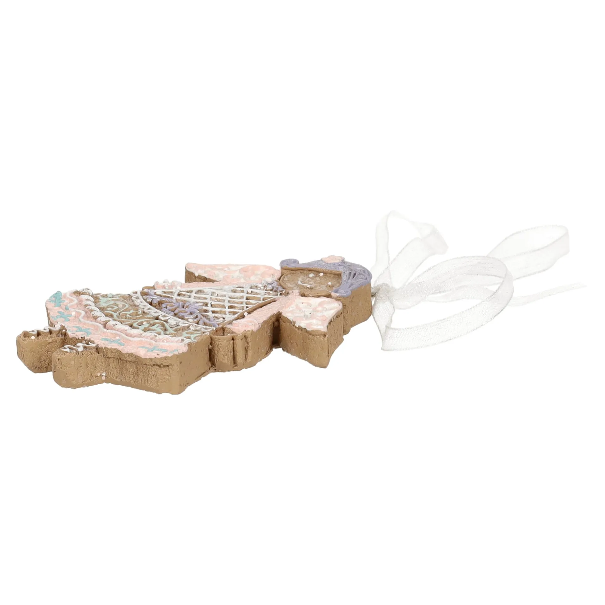 Hanger engel gingerbread 10 cm