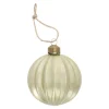 Hanger glas bal 8 cm groen