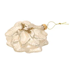 Hanger glas kerstster champagne
