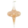 Hanger glas pegel 16 cm koper