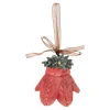 Hanger handschoen rood 9 cm