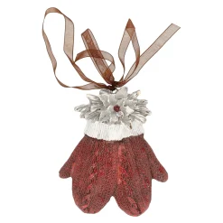 Hanger handschoen rood 9 cm