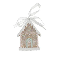 Hanger huis gingerbread 9 cm