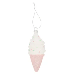 Hanger ijsje roze 6 x 13 cm
