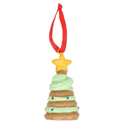 Hanger kerstboom koek 9 cm