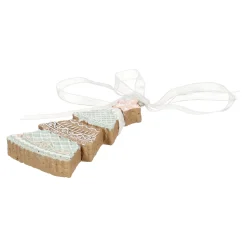 Hanger kerstboom ster gingerbread 9 cm
