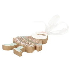 Hanger kerstman gingerbread 9 cm