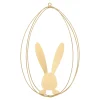 Hanger konijn goud 35cm