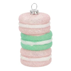 Hanger macaron roze groen 5 x 8 cm