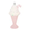 Hanger milkshake roze 7 x 12 cm