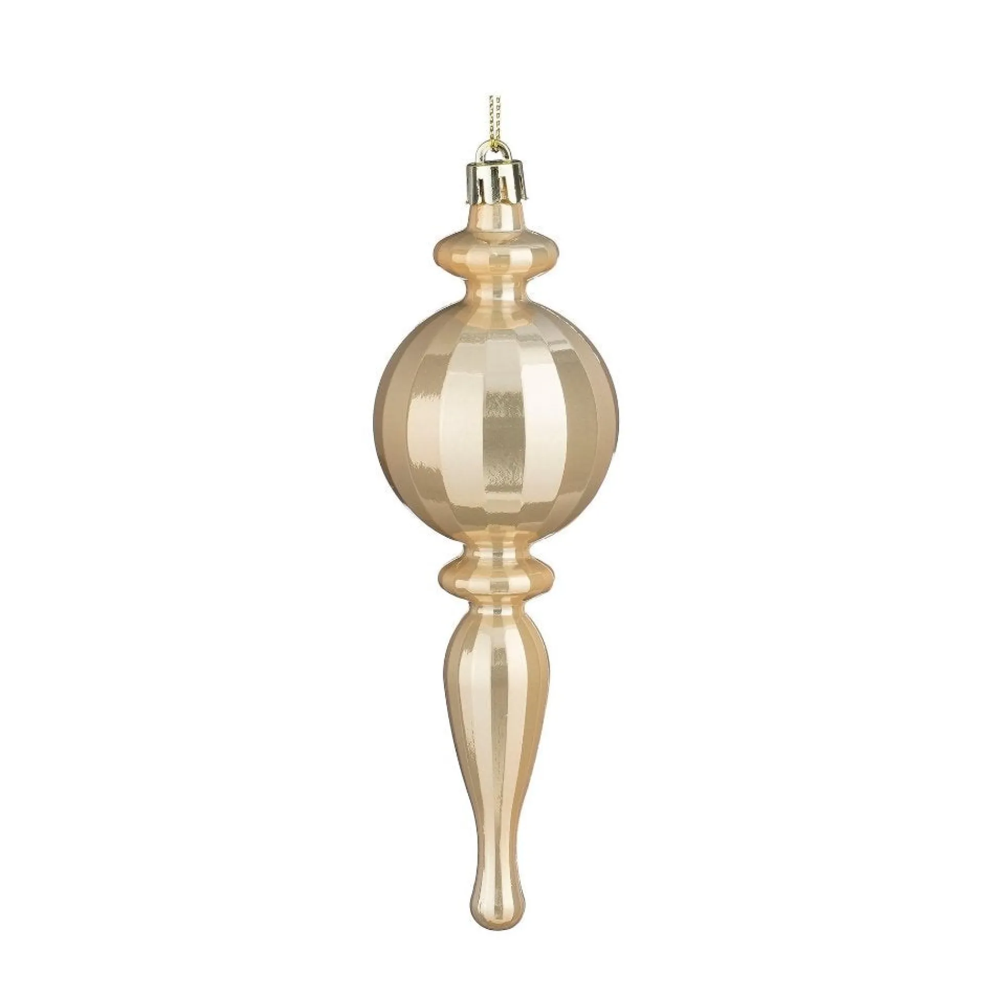 Hanger ornament beige 18 x 6 cm