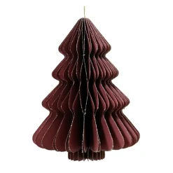 Hanger papier boom maroon 15 cm