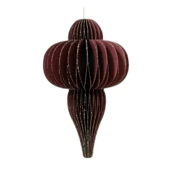 Hanger papier pegel maroon 15 cm