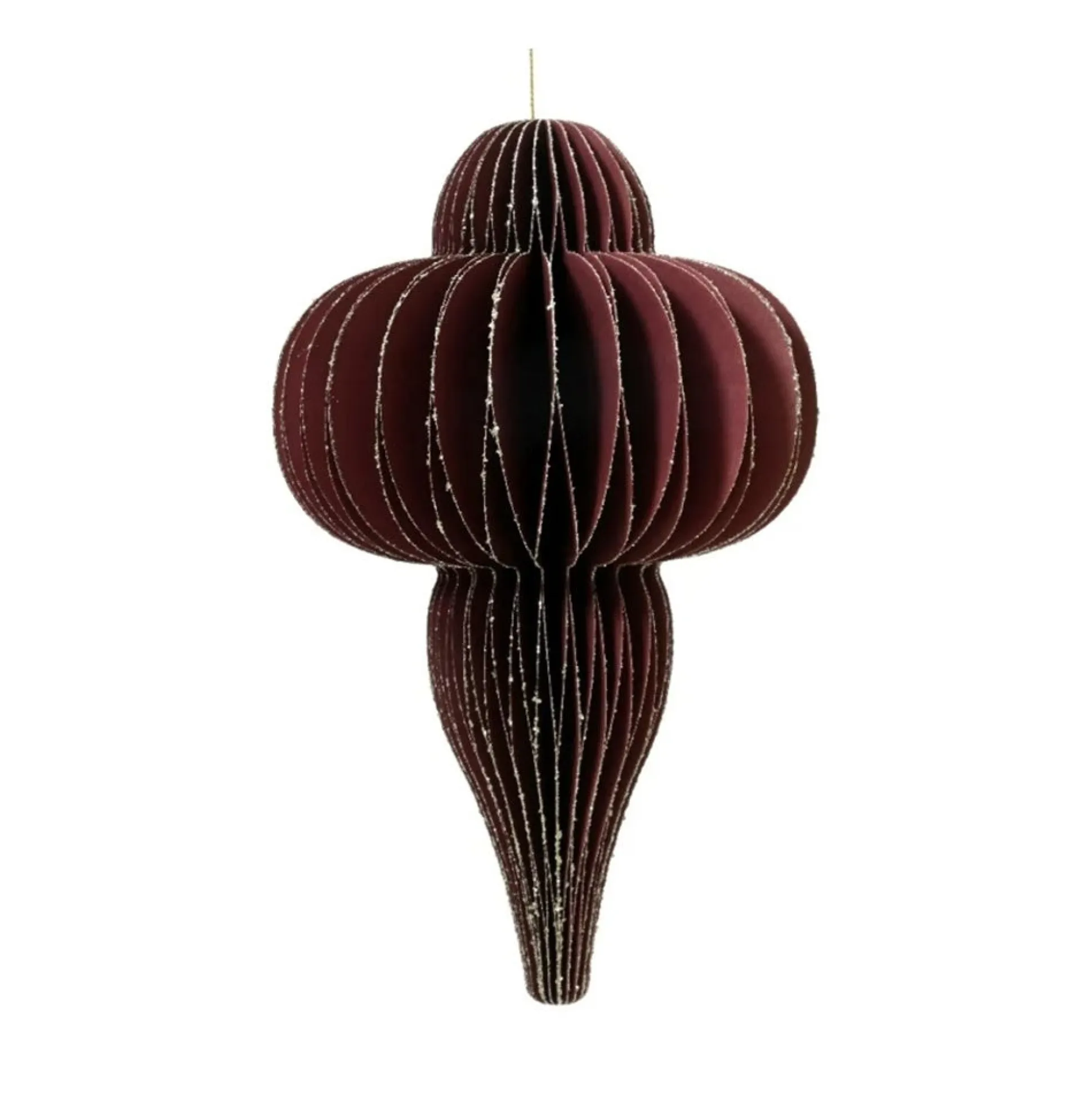 Hanger papier pegel maroon 15 cm