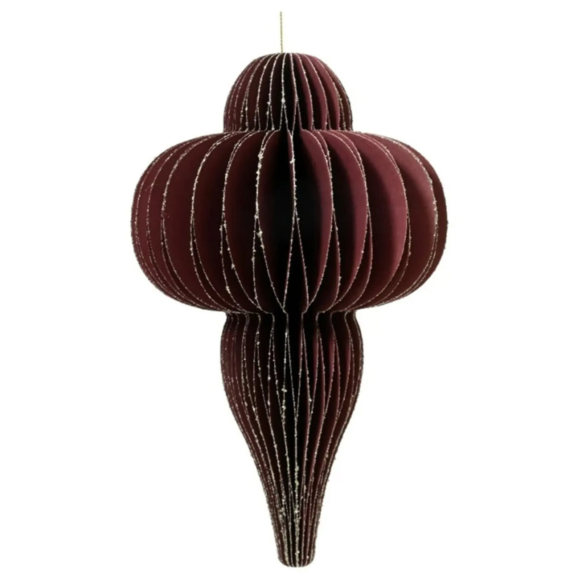 Hanger papier pegel maroon 40 cm