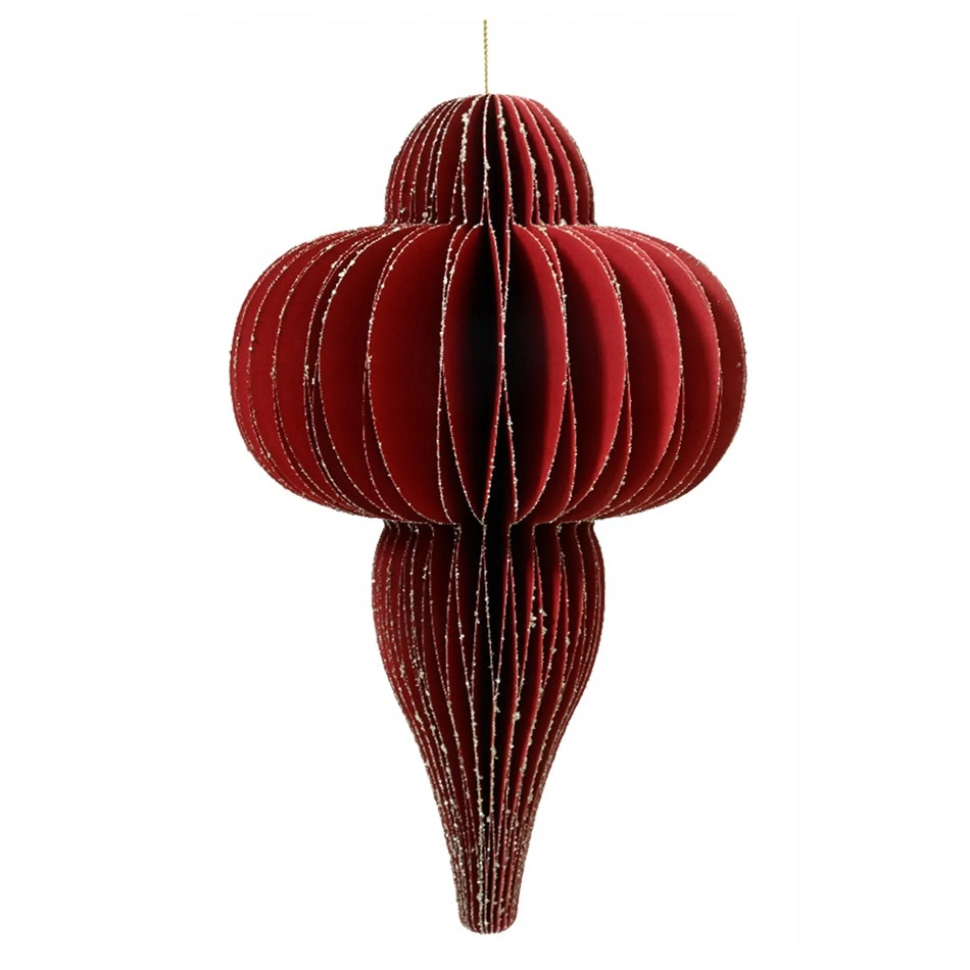 Hanger papier pegel rood 15 cm