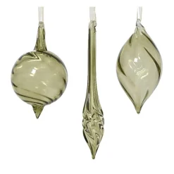 Hanger pegel glas groen 13 cm