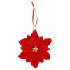 Hanger poinsetta rood 11 x 14 cm
