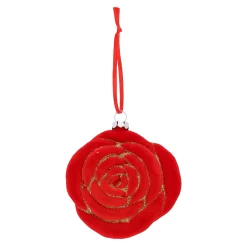 Hanger roos rood 9 x 8 cm
