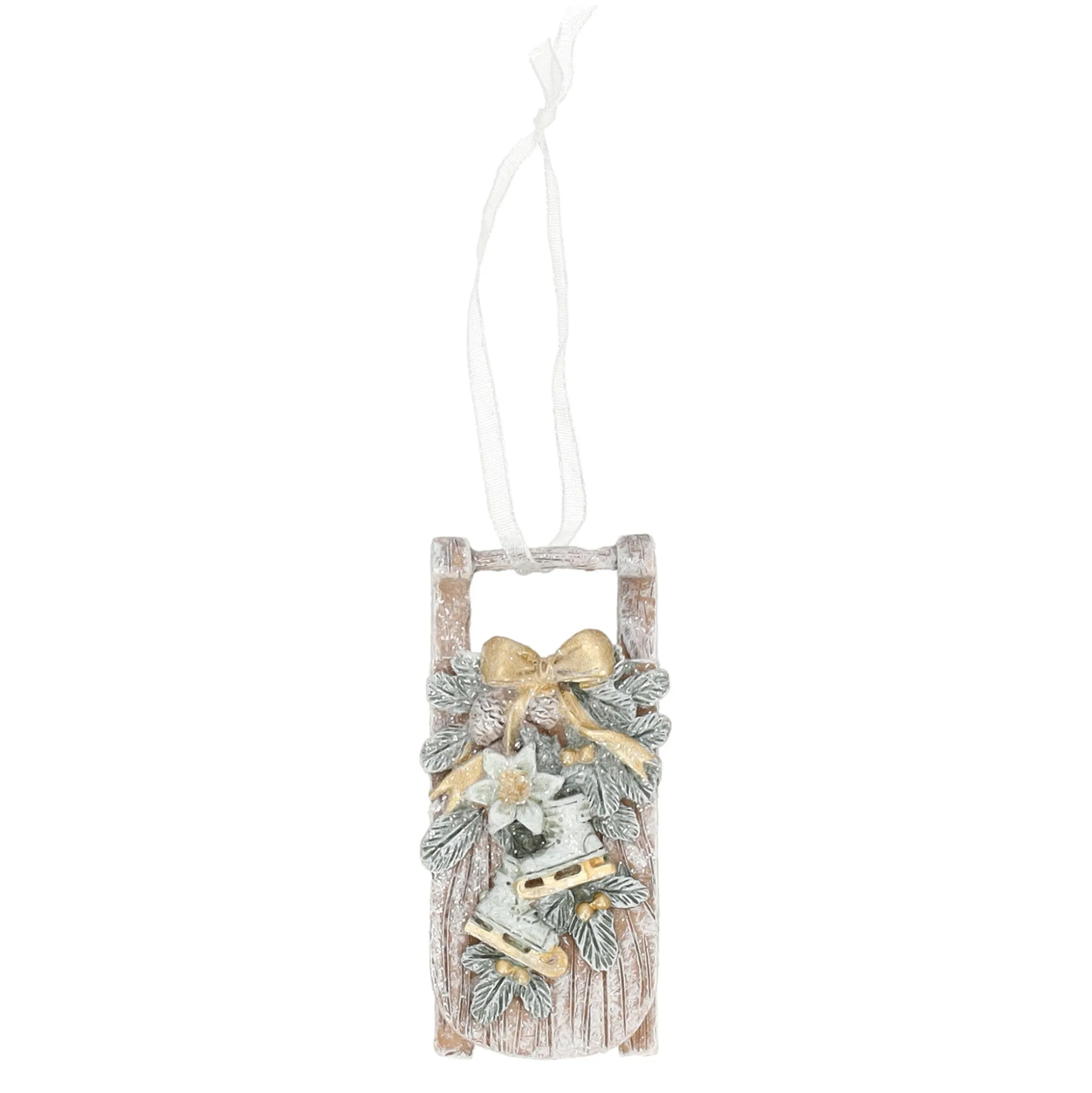 Hanger slee met schaats 8 cm