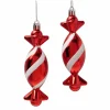 Hanger snoep Goody rood 11x3cm 2st