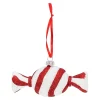 Hanger snoep rood wit 13 x 5 cm