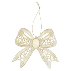 Hanger strik goud 12 x 10 cm