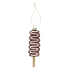 Hanger suikerspin chocolade 12 cm