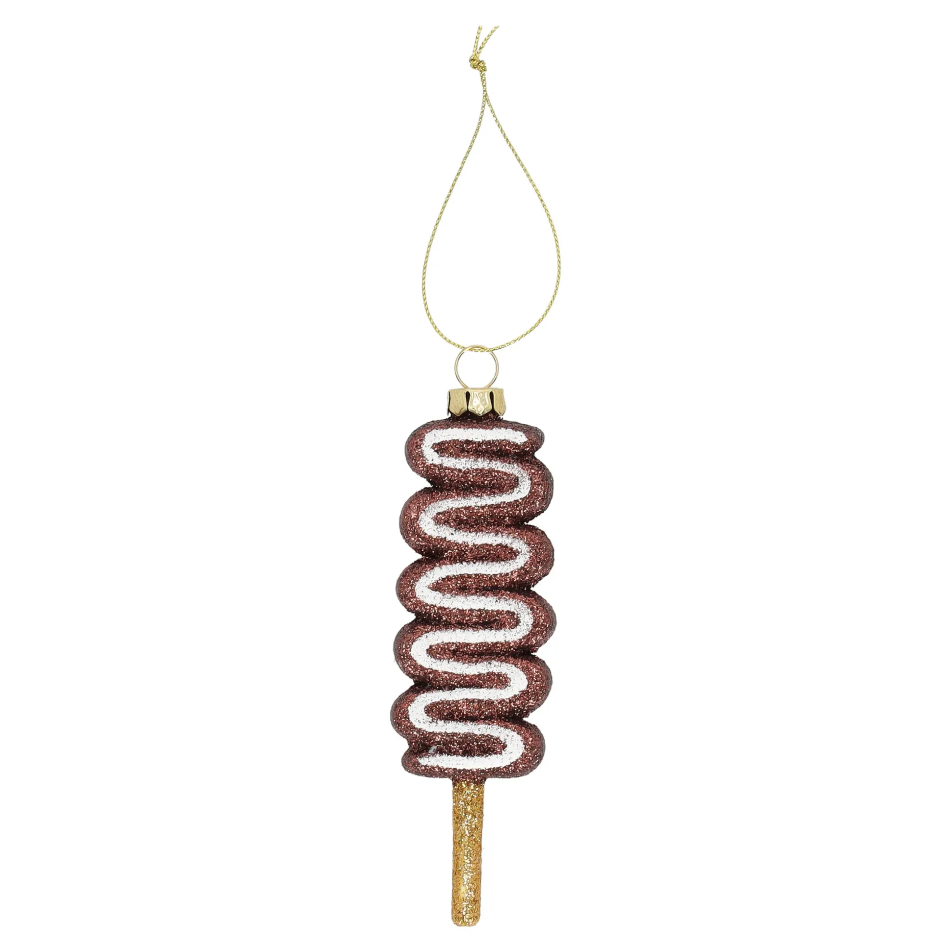 Hanger suikerspin chocolade 12 cm