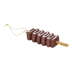 Hanger suikerspin chocolade 12 cm